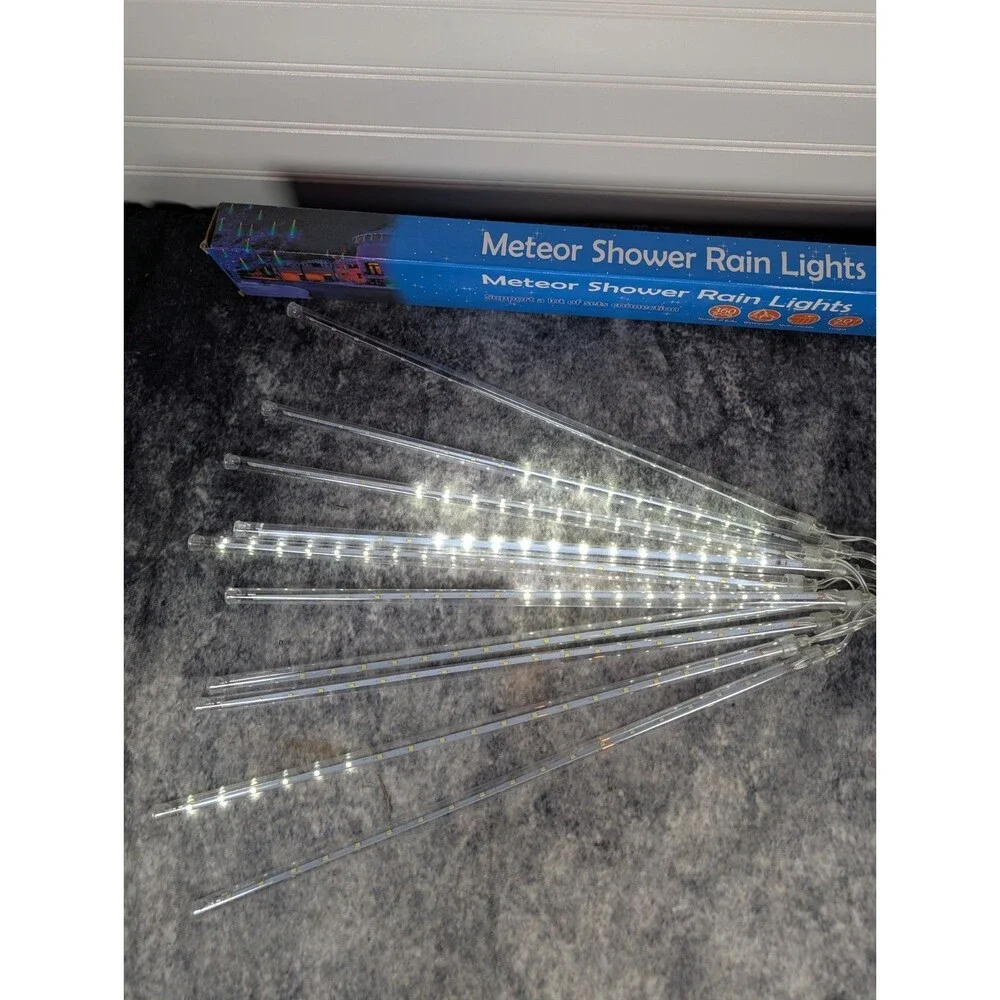 LED Meteor Shower Rain Lights 10 Tubes NOB